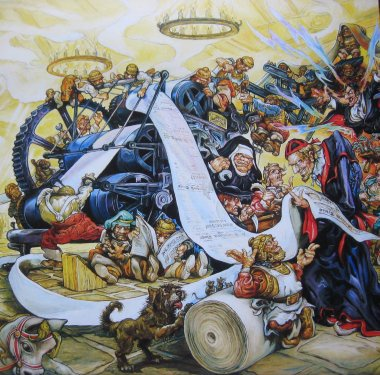 Image: Cover art for The Truth by Josh Kirby
